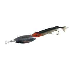 Albatros Spinner Slim Fish - Spinners - 13 g Zwart Zilver Rood Roofvis 3