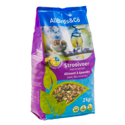 Allbirds&Co Strooivoer 2 kg - Voer - Insecten