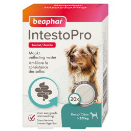 Beaphar Intestopro Hond > 20kg - Spijsverteringmiddel - 20 tab Tot 20 Kg