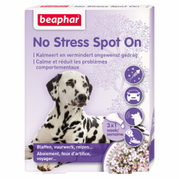 Beaphar No Stress Spot On Hond - Anti stressmiddel - 3 pip