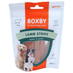 Boxby Lamb Strips Lam - Hondensnacks - 90 g