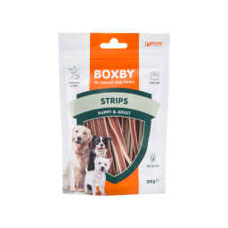 Boxby Strips Kip - Hondensnacks - 100 g