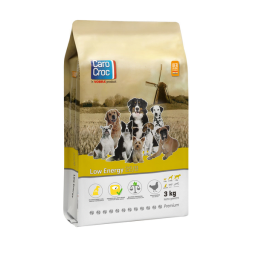 Carocroc Low Energy Vlees&Gevogelte&Rijst - Hondenvoer - 3 kg