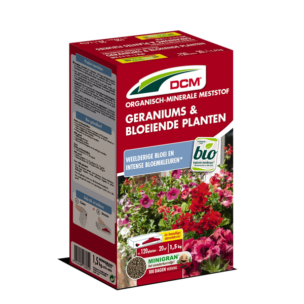 Dcm Meststof Geranium Surfinia & Bloeiende Plant - Siertuinmeststoffen - 1.5 kg
