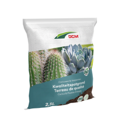 Dcm Potgrond Cactus & Vetplant - Potgrond Turf - 2.5 l Bio