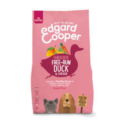 Edgard&Cooper Free-Run Duck Puppy Eend&Kip&Banaan - Hondenvoer - 2.5 kg Graanvrij