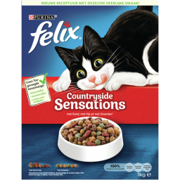 Felix Countryside Sensations Rund&Kip&Groente - Kattenvoer - 1 kg