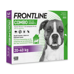 Frontline Combo Spot On 3 Large Hond Large - Anti vlooien en tekenmiddel - 3 pip