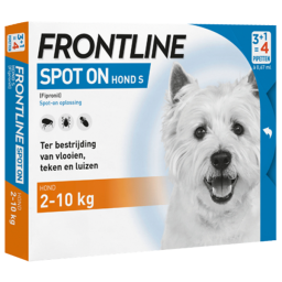 Frontline Spot On 1 Small Hond Small - Anti vlooien en tekenmiddel - 4 pip