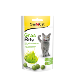 Gimcat Gras Bits - Kattensnack - 40 g