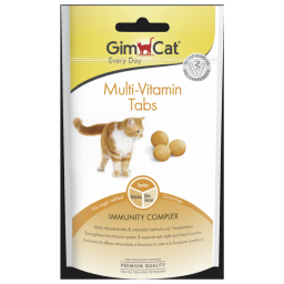 Gimcat Multi-Vitamine Tabs - Kattensnack - 40 g