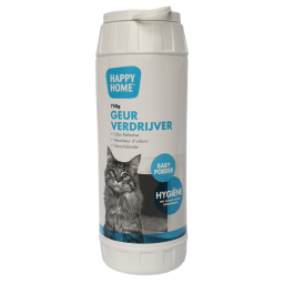 Happy Home Geurverdrijver Baby Poeder - Kattenbakreinigingsmiddelen - 750 ml