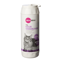 Happy Home Kattenbak Geurverdrijver - Kattenbakreinigingsmiddelen - 750 g Lavendel