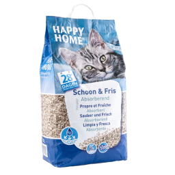 Happy Home Schoon & Fris Absorberend - Kattenbakvulling - 20 l