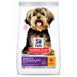 Hill&apos;s Canine Adult Sensitive Stomach & Skin Small & Mini Kip - Hondenvoer - 6 kg