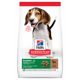 Hill&apos;s Canine Puppy Medium Lam - Hondenvoer - 18 kg