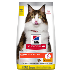 Hill&apos;s Feline Adult Perfect Digestion - Kattenvoer - 1.5 kg