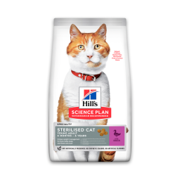 Hill&apos;s Feline Young Adult Sterilised Cat Eend - Kattenvoer - 1.5 kg