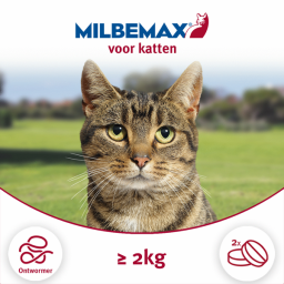 Milbemax Milbemax Kat - Anti wormenmiddel - 2 tab 2-8kg