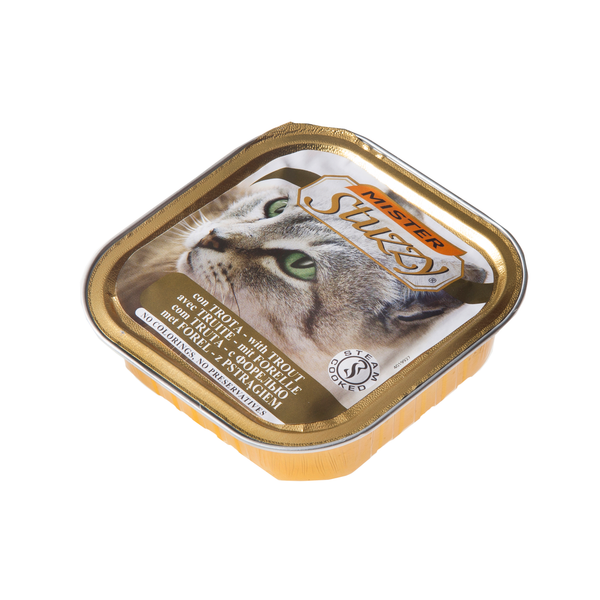 Mister Stuzzy Cat Paté 100 g - Kattenvoer - Forel