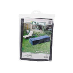Nature Beschermhoes Voor Ligbed - Tuinmeubelen - 40x205x78 cm Grijs