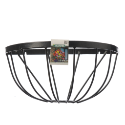 Nature Hanging Basket Smeedijzer - Ophangen En Haken - 20.2x40.3x18.7 cm Zwart