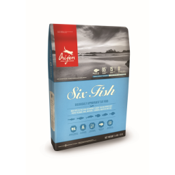 Orijen Whole Prey Six Fish Cat Sardines&Heek - Kattenvoer - 340 g