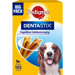 Pedigree Dentastix Big Pack - Hondensnacks - 105 stuks Medium