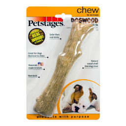 Petstages Dogwood Stick Bruin - Hondenspeelgoed - Medium