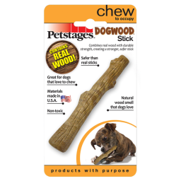 Petstages Dogwood Stick Bruin - Hondenspeelgoed - Xsmall