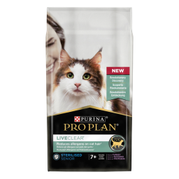 Pro Plan Cat Liveclear Sterilised Senior - Kattenvoer - Kalkoen 1.4 kg