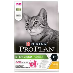 Pro Plan Cat Sterilised Kip - Kattenvoer - 3 kg