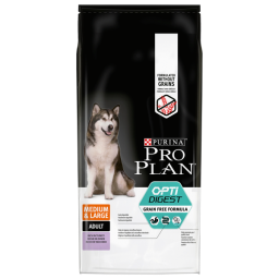 Pro Plan Dog Adult Medium & Large Sensitive Digestion Grain Free Kalkoen - Hondenvoer - 12 kg