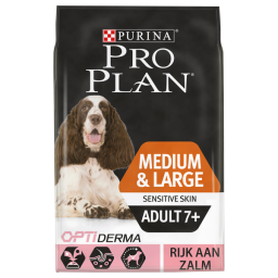 Pro Plan Dog Senior Medium & Large Breed Sensitive Zalm - Hondenvoer - 14 kg