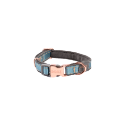 Rogz Urban Halsband Turquoise&Grijs&Rosé - Hondenhalsband - Xs