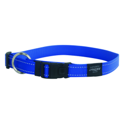 Rogz Utility Halsband Blauw - Hondenhalsband - 43-70x2.5 cm