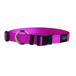 Rogz Utility Halsband Roze - Hondenhalsband - 43-70x2.5 cm