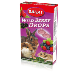 Sanal Wild Berry Drops - Knaagdiersnack - 45 g