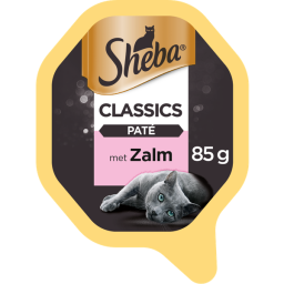 Sheba Alu Classic Pate 85 g - Kattenvoer - Zalm
