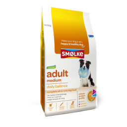 Smolke Adult Medium Kip&Lam&Vis - Hondenvoer - 12 kg