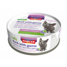 Smolke Soft Paté 80 g - Kattenvoer - Eend Hypoallergeen