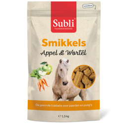 Subli Smikkels - Paardensnack - Appel Wortel 1.5 kg