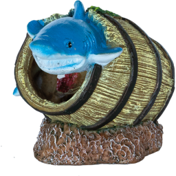Superfish Deco Barrel Shark - Aquarium - Ornament - 10x12x12 cm