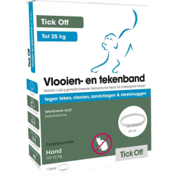 Tick Off Vlooien- En Tekenband Tot 25 Kg - Anti tekenmiddel - 60 cm < 25 Kg