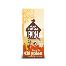 Tiny Friends Farm Reggie Rat Chippies - Knaagdiersnack - Kip 120 g