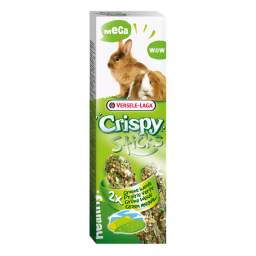 Versele-Laga Crispy Mega Sticks Konijn&Cavia Weide Kruiden - Konijnensnack - 2x70 g