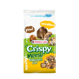Versele-Laga Crispy Muesli Hamsters & Co - Hamstervoer - 1 kg Met Coccid