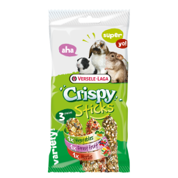 Versele-Laga Crispy Sticks Triple Variety Pack - Konijnensnack - Mix 3x55 g Herbivoren