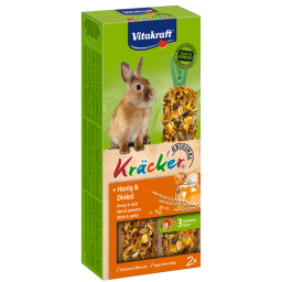 Vitakraft Konijn Kracker - Konijnensnack - Honing