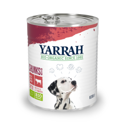 Yarrah Bio Blik Brokjes In Saus - Hondenvoer - Rund 820 g